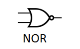 NOR - logic gate symbol