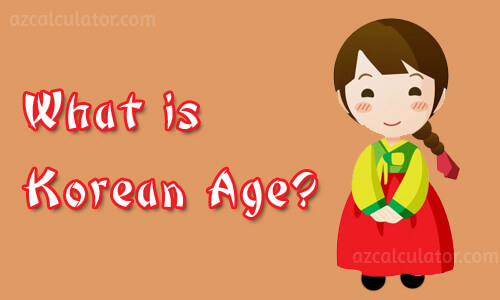 what is korean age